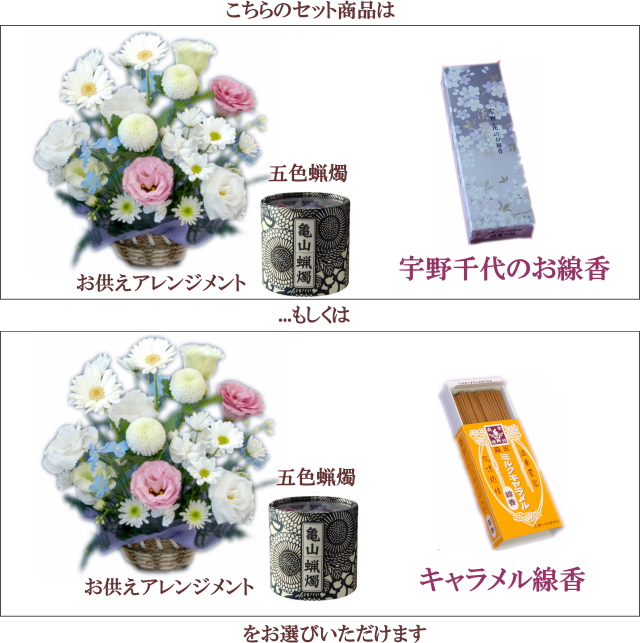 2つの組合せより、お選び頂けます!