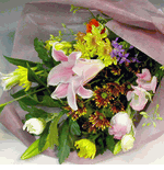 お供え花束【和風】クイックお届け 　お悔やみ お供え